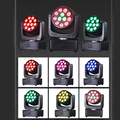 Сценическое осветительное оборудование для мероприятий DMX Beam RGBW 12x8w Светодиодная вращающаяся голова Wash Light