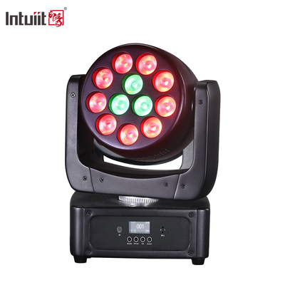 Сценическое осветительное оборудование для мероприятий DMX Beam RGBW 12x8w Светодиодная вращающаяся голова Wash Light
