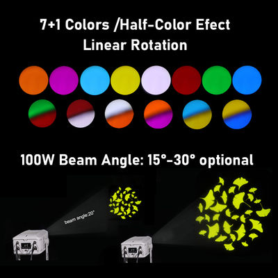 120w LED IP65 водонепроницаемый наружный проекционный лампочка с светодиодом рекламный свет логотип Гобо проектор