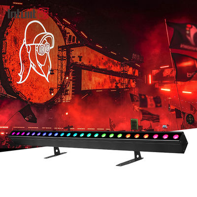 RGBW DMX LED Wall Washer Light Exterior IP20 24*2W with DMX Control Sound Activated Color Changing for Church Christmas Wedding Dance