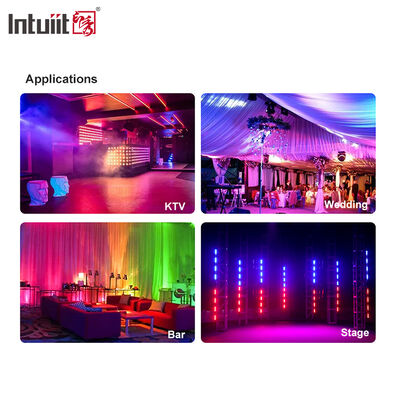 IP65 RGB 24*2W 1M LED Wall Washer Sound Control DMX RGBW Lighting Bar для свадебной вечеринки с дистанционным управляющим