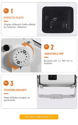 Светодиодный проектор звездного неба Firefly Lights, лазерный, рождественский, RGB, изменение цвета, 13 Вт, для деревьев, потолка, сада, газонов, дворов, для использования на улице и в помещении