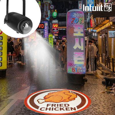 60 Вт светодиодный логотип GOBO Проектор Ip65 водонепроницаемый свет Гостиничная компания Магазин Свадебная реклама Внутреннее и наружное использование