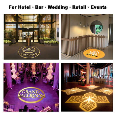 Светодиодный проектор для рекламы высокой четкости мощностью 40 Вт, CE RoHs, проектор с логотипом Gobo