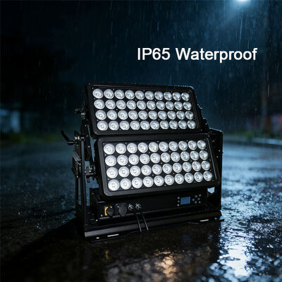 LED 800W Наружное освещение сцены Двухслойное городское цветное освещение Стенная промывка светодиодный фонарь для бара DJ Убранство здания IP65 DMX