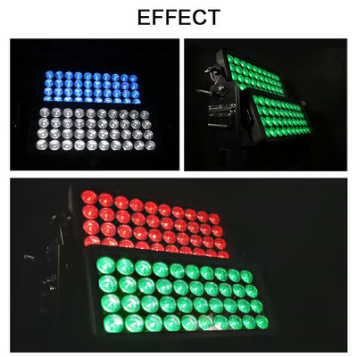 LED 800W Наружное освещение сцены Двухслойное городское цветное освещение Стенная промывка светодиодный фонарь для бара DJ Убранство здания IP65 DMX