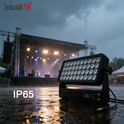 IP65 High Power Outdoor Stage Lighting 40X10W RGBW 4in1 LED Wall Wash Light Aluminum DJ Disco DMX Control