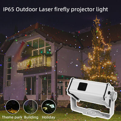 Профессиональный IP65 водонепроницаемый 13W RGB лазерный садовый свет Лучистый звездный проектор для рождественского ландшафта праздничная вечеринка наружное оформление
