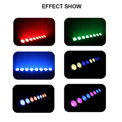 8*15W RGB Led Stage Lights Bar Dj Strobe Party Lights Bar 3 в 1 Wall Washer Light Indoor с управлением DMX Автопроизводство для церковного Рождественского свадебного танца