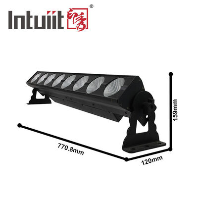 8*15W RGB Led Stage Lights Bar Dj Strobe Party Lights Bar 3 в 1 Wall Washer Light Indoor с управлением DMX Автопроизводство для церковного Рождественского свадебного танца