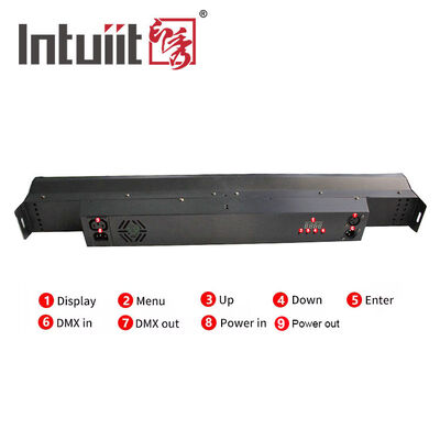 Линейный светодиодный светильник 8x15 Вт RGB COB 3-в-1 для бара, светодиодный настенный светильник, сценический светильник COB Bar