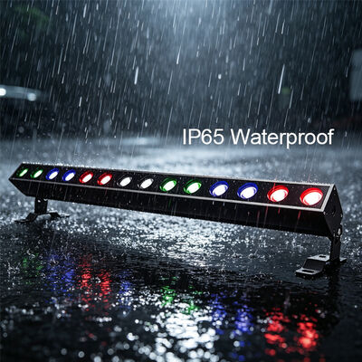 IP65 14*10W RGBW 4in1 LED Wall Washer Bar Light Projection Lights Outdoor Linear DMX512