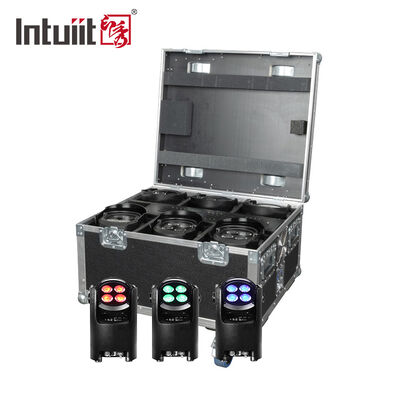 Профессиональный IP54 беспроводный DMX батарейка LED Par Light 4 * 12W RGBW 4-в-1 - дистанционное управление свадебным освещением
