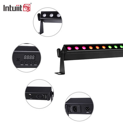 Внутренний светодиодный светильник для стены 24x2W RGBW DMX512 Звуковой активный этап бар освещения IP20 Линейный светильник для архитектурного интерьера