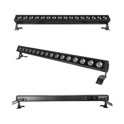 16x5W RGBW 4-in-1 IP65 Outdoor LED Linear Wall Washer — 82W DMX512 Waterproof Wash Light for Building, Bridge & Landscape