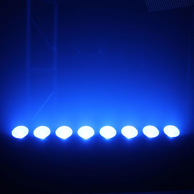 Профессиональный стеновой стиральщик светодиодный жалюзи RGB линейный бар 8 * 15w Cob Led с контролем пикселей