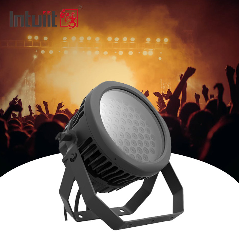 Высокомощное освещение сцены RGBW Par Can Lights водонепроницаемость IP65 DMX 54*3w RGB 4in1 Внешний светодиодный свет