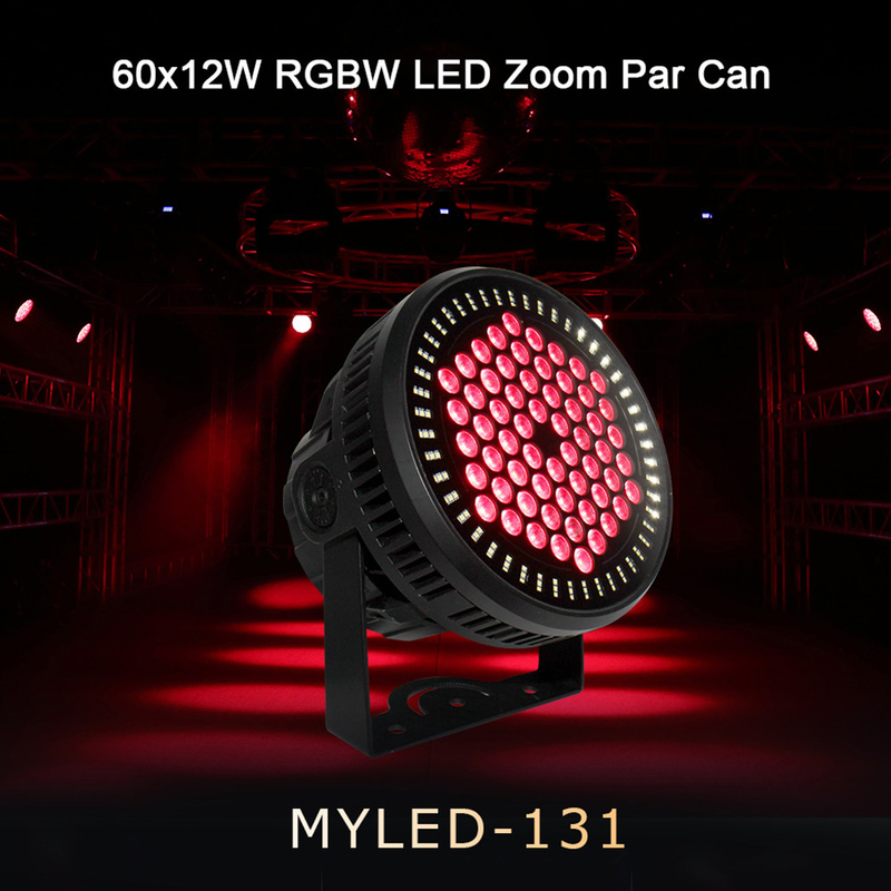 Наружное архитектурное освещение 60 PCS X 12W RGBW 4 в 1 светодиодный водонепроницаемый свет IP65