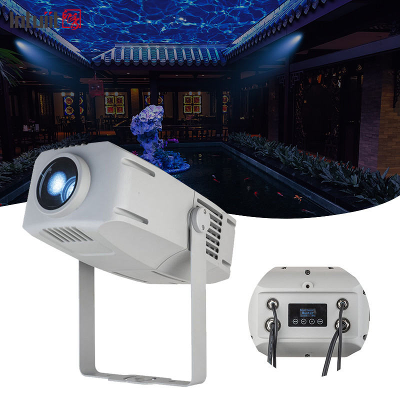 Водостойкий IP65 400w Гобо Проектор Свет Настройка логотипа вращающийся Гобо Свет Для коридора лестницы здания Рекламный свет