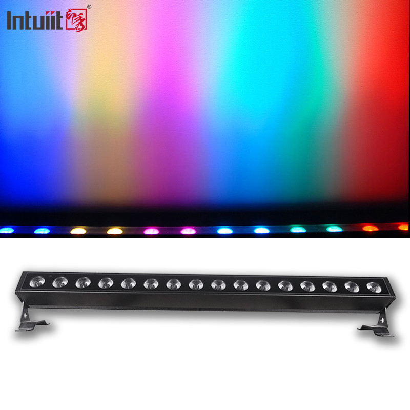 Алюминиевый корпус водонепроницаемый IP65 наружное освещение 16 * 5w dmx512 rgbw подсветка стенка
