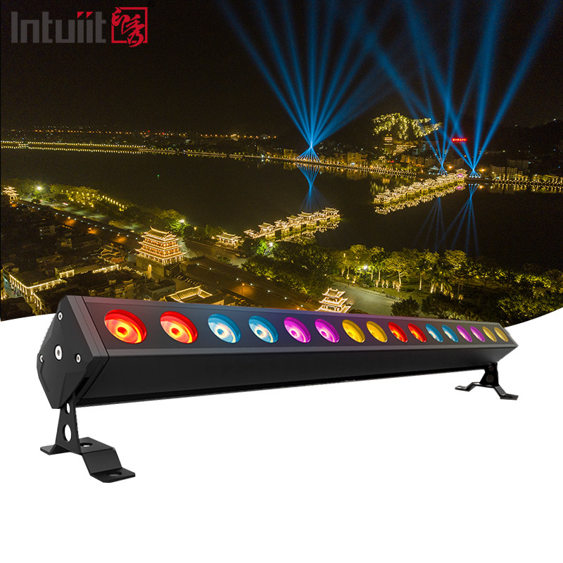 DMX512 Диско освещение вечеринки DJ Ночной клуб Сценические фонари RGBW 16x5w Стенная промывка LED-бар