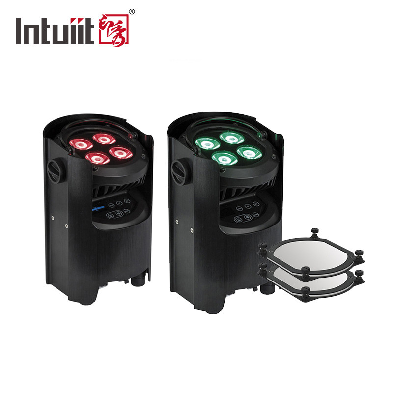 4x12W 4-в-1 RGBW Dj Wedding Аккумулятор LED Uplight WIFI Беспроводная Dmx дискотека Сцена пар Светы