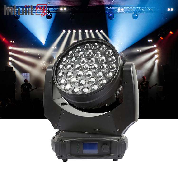 Светодиодная промывка 37x10W Увеличение освещения сцены DMX Beam Wash Движущие фары
