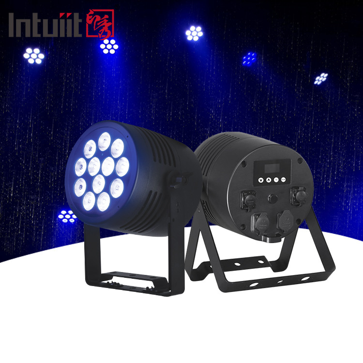 12*20w RGBWA+UV LED наружные водонепроницаемые подсвечивающие устройства беспроводный Dmx батарейный пар свет для дома декорации Эффекты сцены Мероприятия клуб