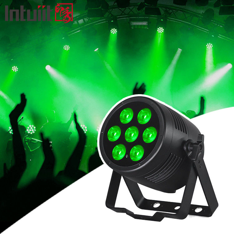 7x20W Rgbwauv Led Stage Par Light Dmx512 Control Par Light для мероприятия Свадьба Церковь Сцена вечеринки Par Lights