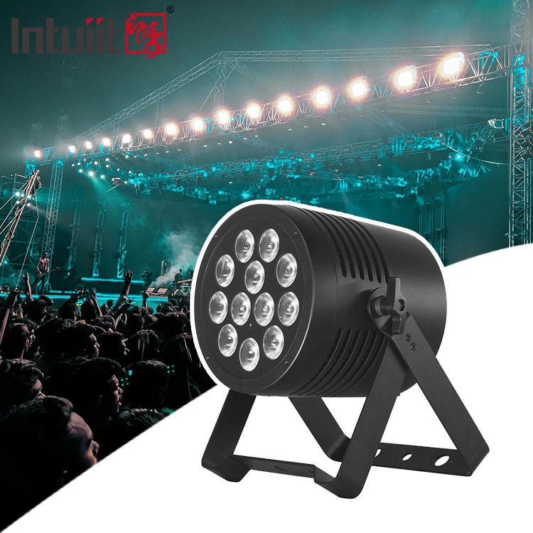 Наружные светодиодные сценические фонари DMX 12pcs*20W 6 в 1 RGBWA УФ водонепроницаемый парный свет для свадебных / сценических / дискотечных / концертных фонарей