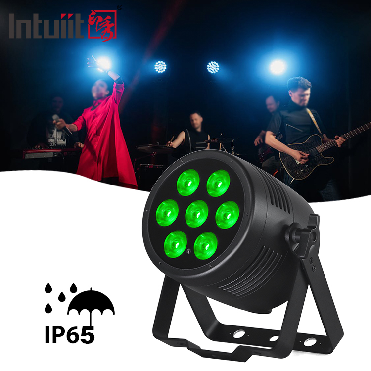 7*20W 6in1 светодиодный наружный наружный IP65 водонепроницаемый RGBWA-UV DMX 512 Control Par Light