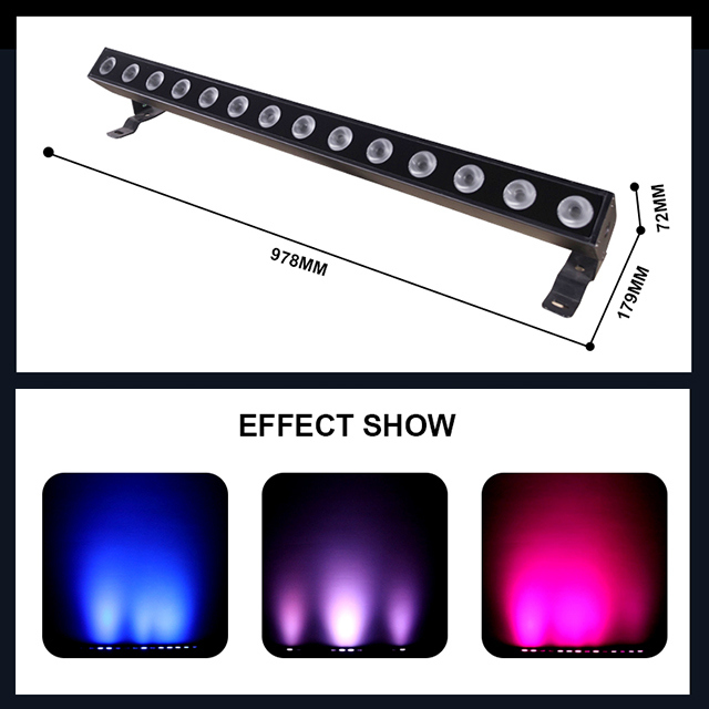 14x10W Outdoor IP65 RGBW LED Pixel Bar Light Stage Lighting