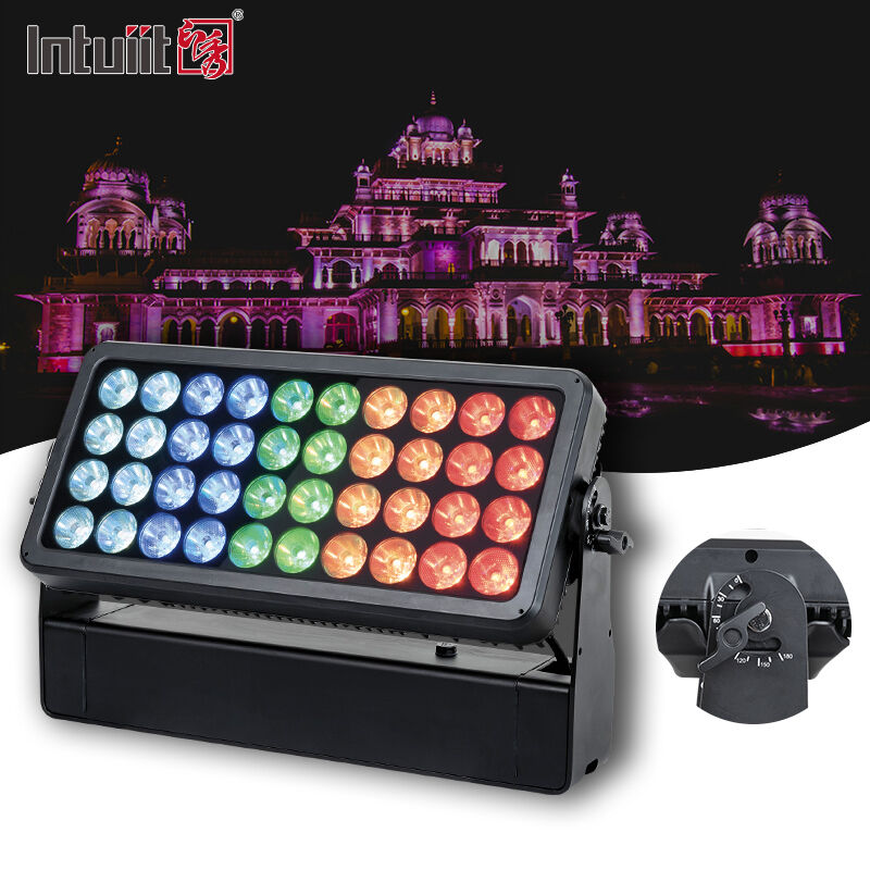 LED 40X10W RGBW 4 в 1 наружная водонепроницаемая стеновая стиральня Стенная ландшафтная лампа светодиодная лампа светодиодная лампа светодиодная лампа светодиодная лампа