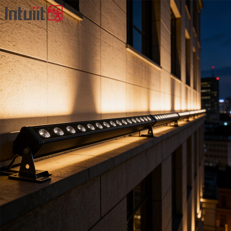 RGBW LED 16*5W Wall Washer Light Bar Indoor/Outdoor Linear Strip for Restaurant IP65 DMX512 for Exterior