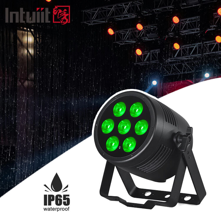 uper Bright 7*20W RGBWA+UV 6in1 LED Par Light IP65 Внешний DMX512 для концертных сцен Ночные клубы