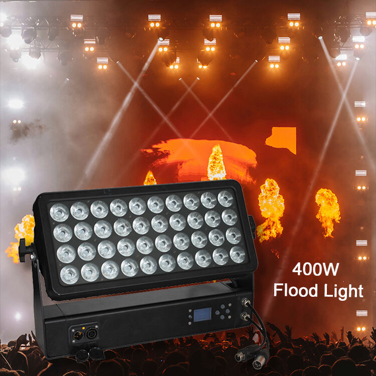 Профессиональный наружный IP65 водонепроницаемый 40x10W 4-в-1 RGBW светодиодный светодиодный светодиодный светильник для архитектурного городского ландшафтного освещения