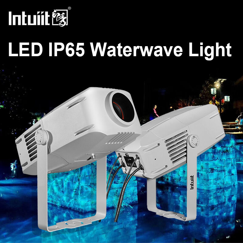 Проектор волнового эффекта воды IP65 для наружного использования | RGBW LED, варианты от 60 Вт до 400 Вт, DMX512, движущийся световой эффект ряби для фасадов, садов
