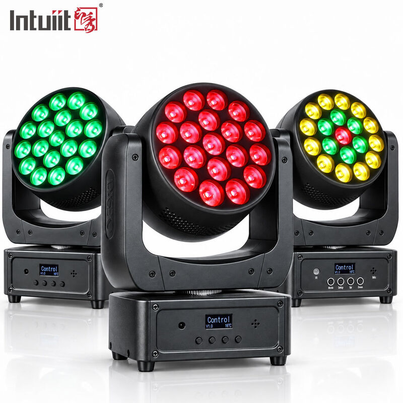 19x8w Rgbw 4in1 Движущийся свет для мытья головы DJ Дискотека Светильники для сцены