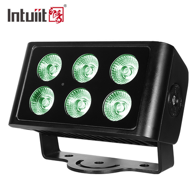 На открытом воздухе света потока 6Pcs*5W этапа СИД RGBW 4 в 1 управлении шайбы DMX стены СИД