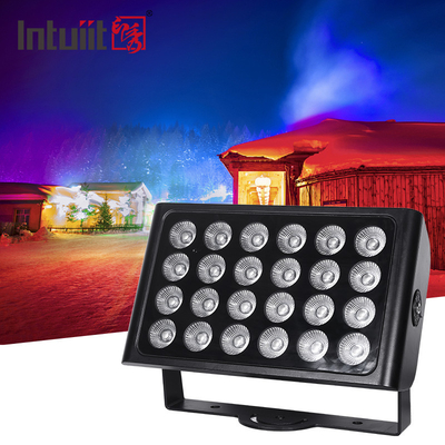 на открытом воздухе этап 160w привел свет потока 24pcs*10w Rgbw 4-In-1 привел свет потока