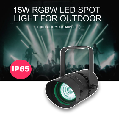 IP65 15W RGBW узколучевой направленный наружный ландшафтный садовый прожектор