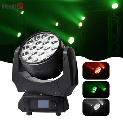 Zoom Moving Led Wash Light 19x10w 4 в 1 Гобо Проектор Rgbw Фары Партийный Эффекты Сценического Освещения Бар Ночной клуб Дискотека