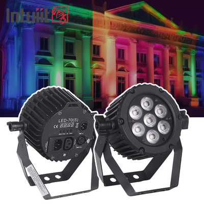 22 Вт Алюминиевые светодиодные фары DMX 512 Партийный клуб Диско освещение RGBW 3in1 светодиодные фары