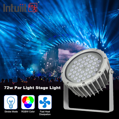 Фасадный ландшафт DMX512 RGBW управляемый водонепроницаемый IP65 Внешний 72W светодиодный подводный свет