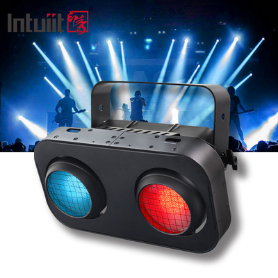 Dmx512 Строб янтарный теплый белый 2x90W 2 глазные светодиодные зрительские слепые светодиодные слепые