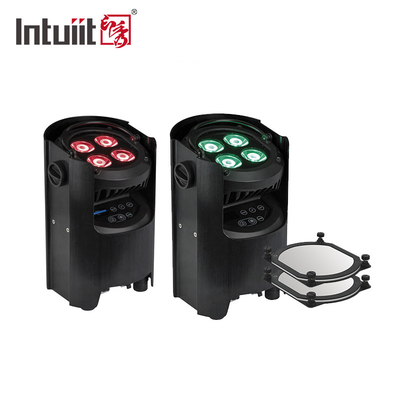 4x12W 4-в-1 RGBW Dj Wedding Аккумулятор LED Uplight WIFI Беспроводная Dmx дискотека Сцена пар Светы