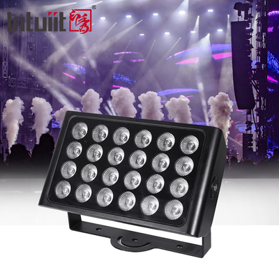 водонепроницаемый IP65 городской цвет DMX512 24x10w RGBW наружной светодиодной стеновой стиральной лампы