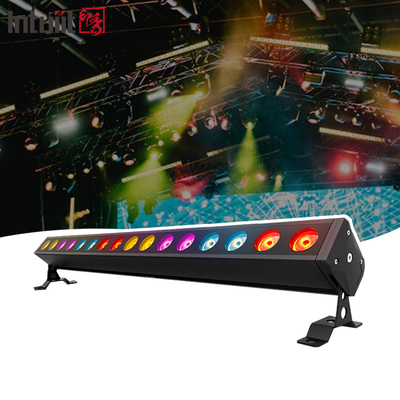 16*5W DMX LED BAR RGBW 4IN1 LED Сцена Dmx512 Стенный стиральный аппарат Внутренние ди-джеи Дискотеки