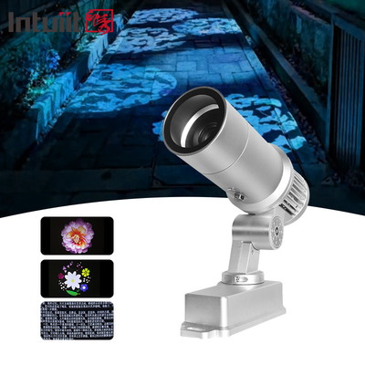60W Custom Led HD Color Chang Внутренний и наружный ip65 водонепроницаемый вращающийся Рекламный проектор изображений Лампа проектор логотипа Gobo
