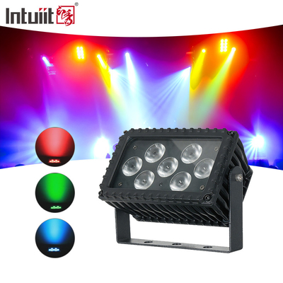 7x3W LED Внешний RGBW Архитектурная проекция Фасадный фонарь Фасадный свет